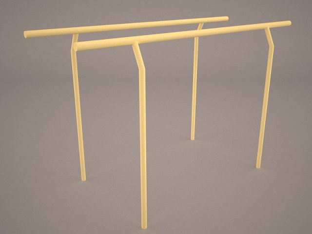 Monkey Bars 3D Model