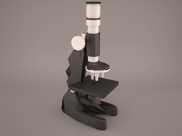 Microscope 3D Model