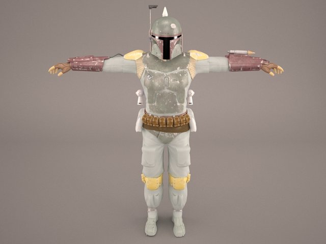 Boba Fett Star Wars 3D Model