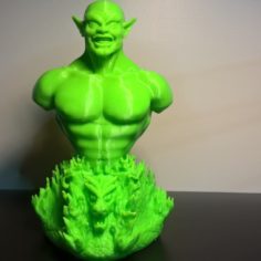 Goblin bust 3D Print Model