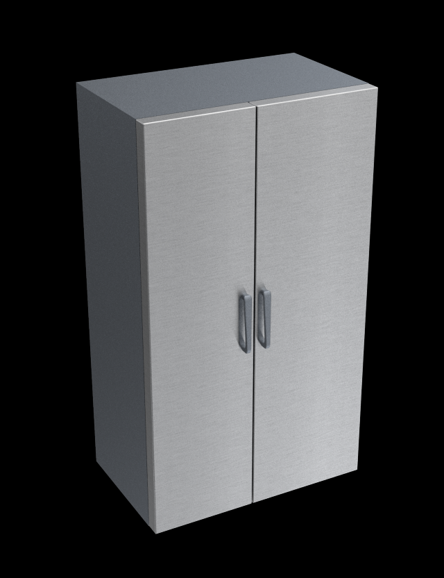 48 inch refrigerator fridge 3D Model