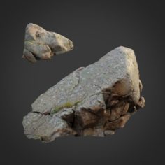 3d scanned nature stone 026 3D Model