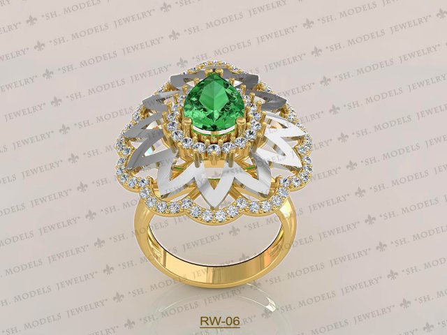 Womens Ring-RW-06 3D Model