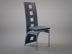 Simple Plastic Chair 3D Model