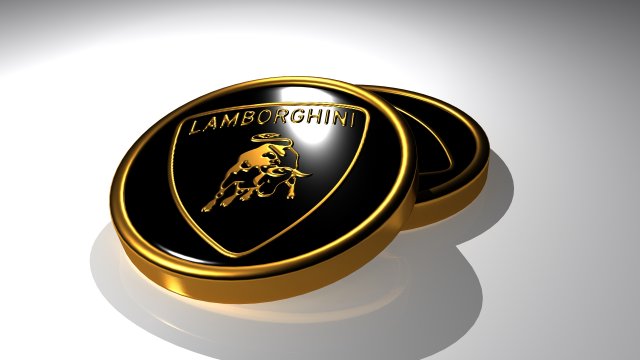 Lamborghini logo Free 3D Model