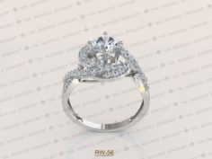 Womens Ring-RW-56 3D Model