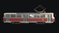 Tatra tram 3D Model