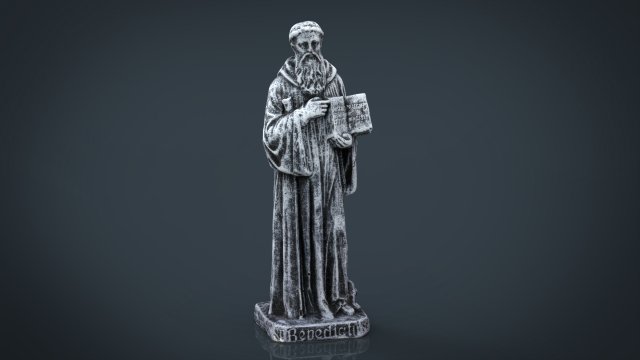 Saint Benedict 3D Model
