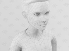 Cartoon Boy Motion Pack 3D Model