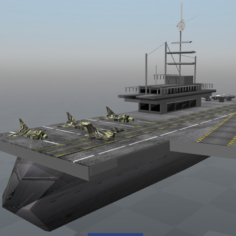Aircraft carrier 3D Print Model