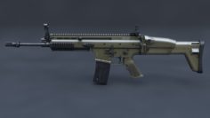 FN SCAR-L 3D Model