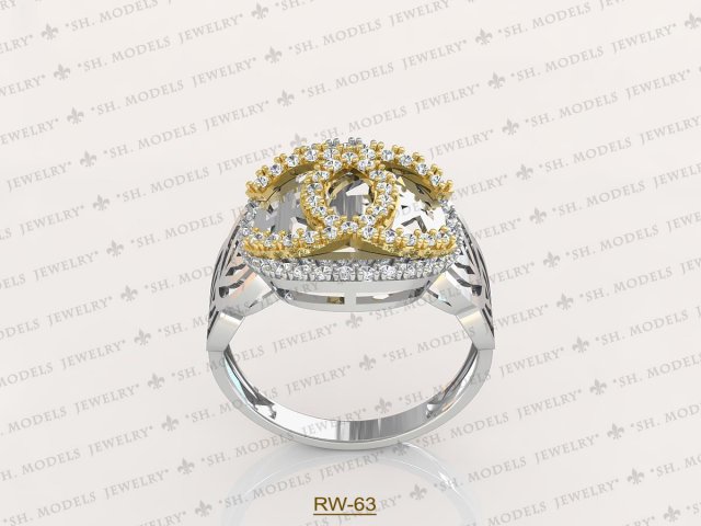 Womens Ring-RW-63 3D Model