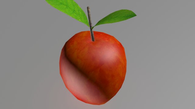 Apple obj fbx max 3D Model