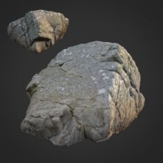 3d scanned nature stone 025 3D Model