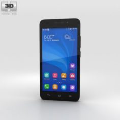 Huawei Honor 4 Play Black 3D Model