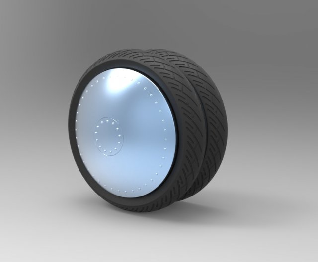 Double wheel 3D Model