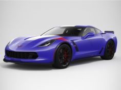 Chevrolet Corvette Grand Sport 2017 3D Model
