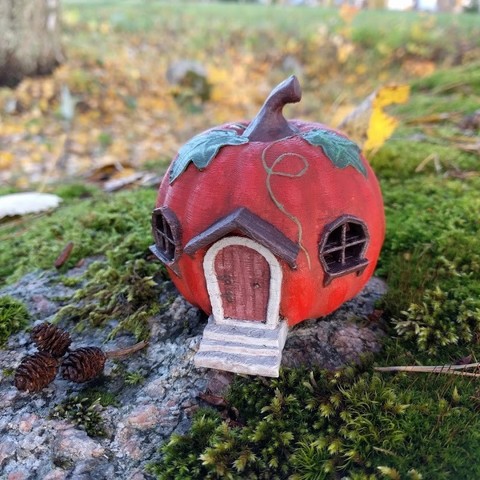 Pumpkin Hut 3D Print Model