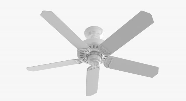 Ceiling Fan – Hanter Bridgeport white 3D Model