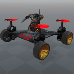 Drone-bot quad 3D Print Model