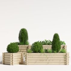 Buildround planter 3D Model