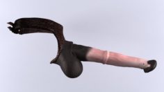 Horse penis Remaster 3D Model