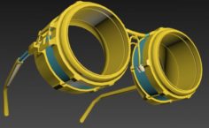 Steampunk Glasses 3D Model