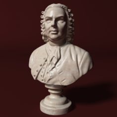 Bach Bust 3D Model