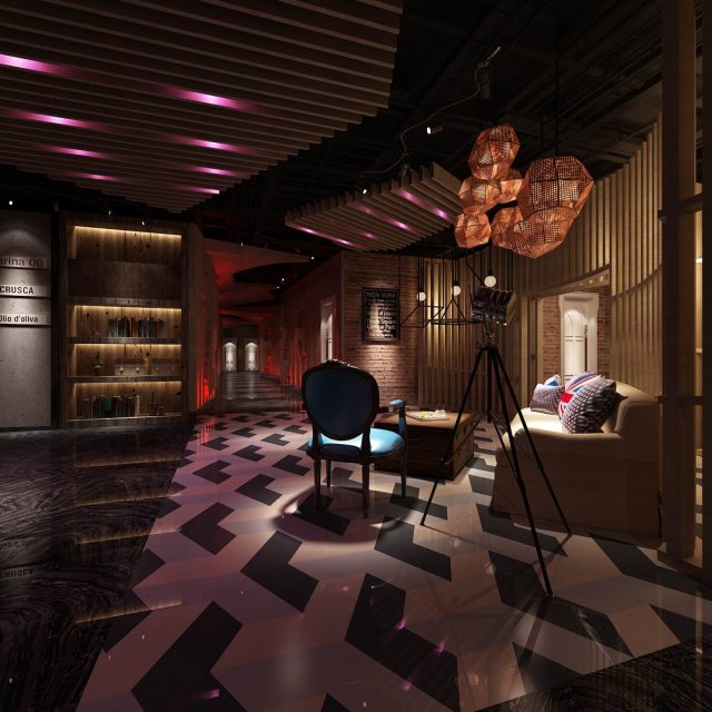 Party bar ktv sauna design complete 58 3D Model
