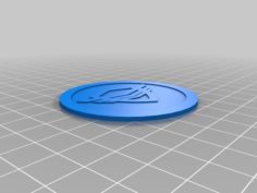 Planetary Union Security Badge 3D Print Model
