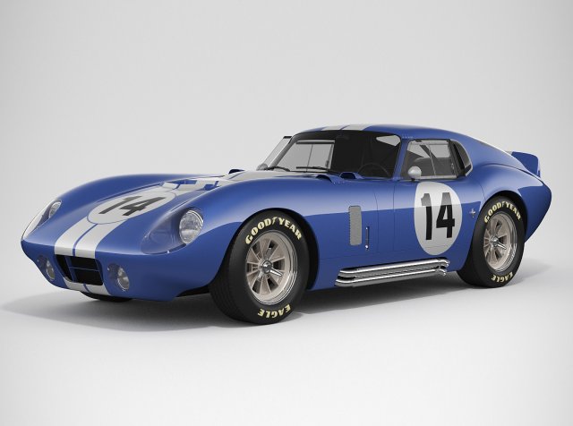 Shelby Daytona Cobra 1964 3D Model