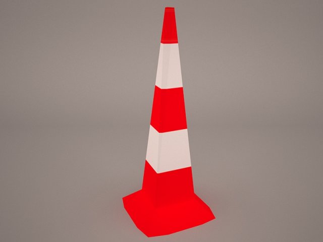 Traffic Cone 3D Model