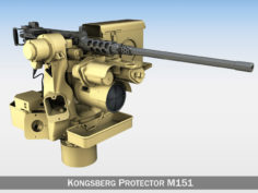 RWS Kongsberg Protector M151 – M2 3D Model