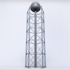Scaffolding radio tower power small 3D Model