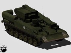 BREM-1M armored recovery vehicle 3D Model