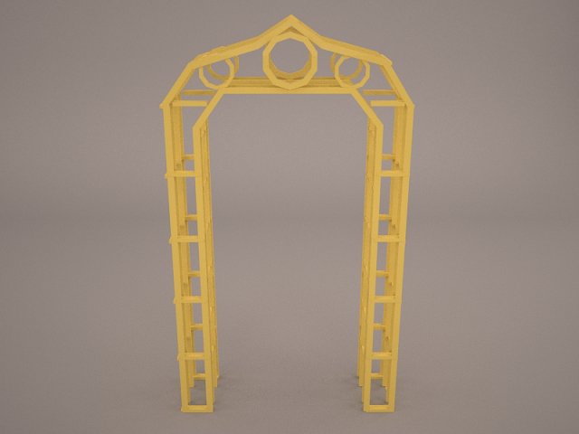 Wedding Arch 3D Model