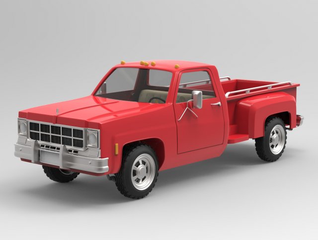 GMC 1979 Sierra grande 454 3D Model