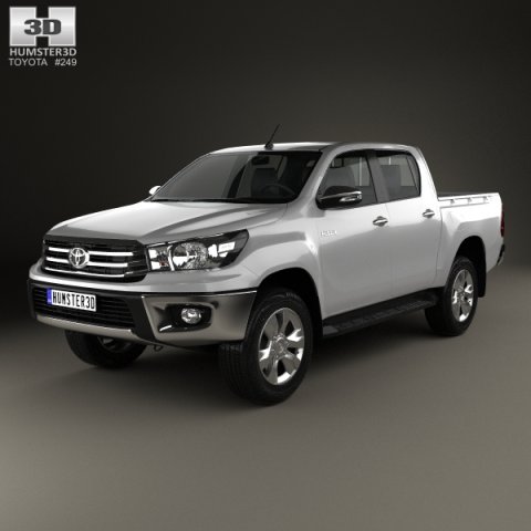 Toyota Hilux Double Cab Hi Rider 2015 3D Model