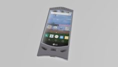 LG Smartphone prototype obj fbx max 3D Model