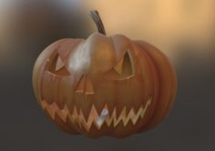 Creepy Pumpkin 3D Model