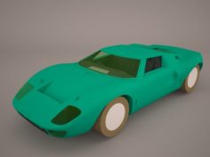 Ford GT40 1963-1969 3D Model