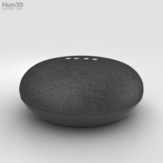 Google Home Mini Charcoal 3D Model