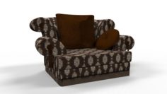 Arabic Old classic armchair 3D Model
