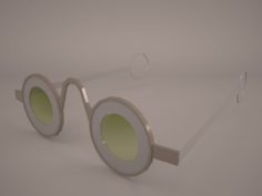 Hippie Sunglasses 3D Model