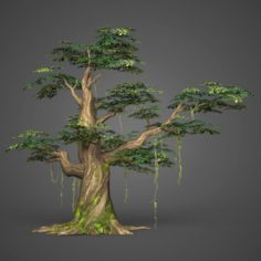 Game Ready Low Poly Tree 11 3D Model