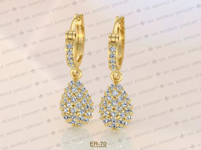 Earrings-70 3D Model