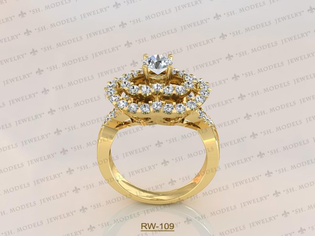 Womens Ring-RW-109 3D Model