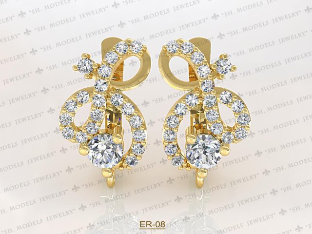 Earrings-08 3D Model