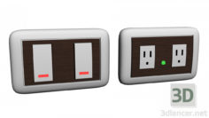 3D-Model 
Power Plug and Socket