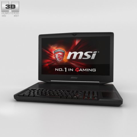 MSI GT80 Titan 3D Model